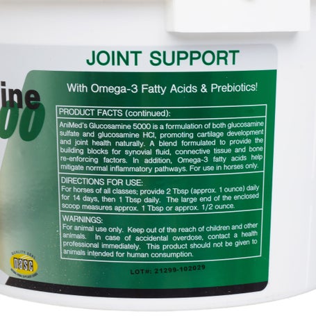 AniMed Glucosamine 5000 Joint Horse Supplement 5 lbs | Riding Warehouse
