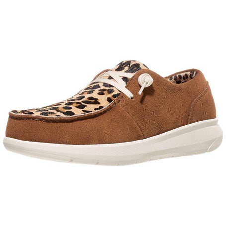 Ariat Womens Hilo Ginger Spice Leopard Hair On Shoes