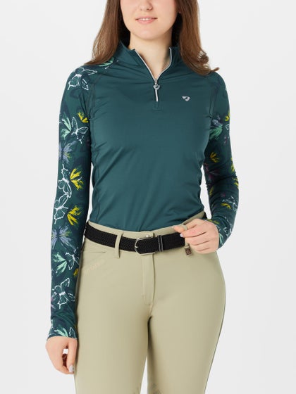 Yellow Riding Shirt Equestrian Long Sleeve Riding Sun Shirts - Riding Warehouse