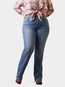 Ariat Women's R.E.A.L. Jayla Boot Cut Jeans Plus
