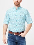 Ariat Men's Kyle Fitted Short-Sleeve Shirt Print