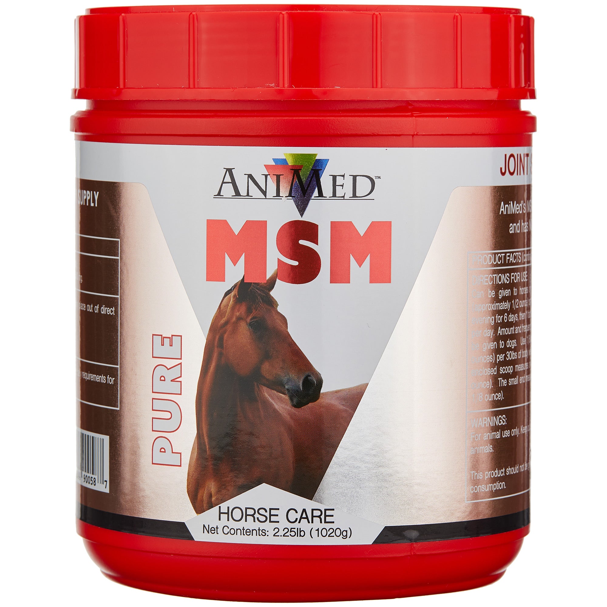 AniMed Pure MSM Powder Joint Horse Supplement - Riding Warehouse