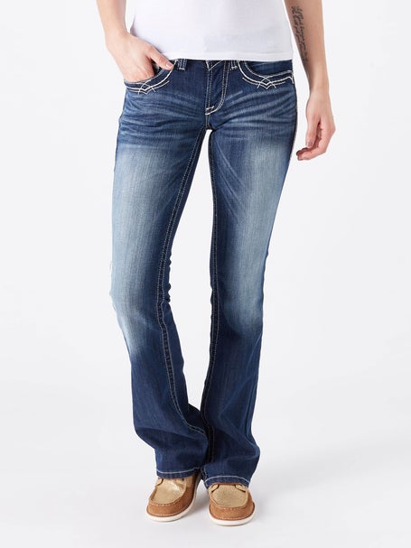 Ariat Womens R.E.A.L. Boot Cut Entwined Riding Jeans