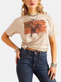 Ariat x Rodeo Quincy Women's Flag Graphic Tee Shirt