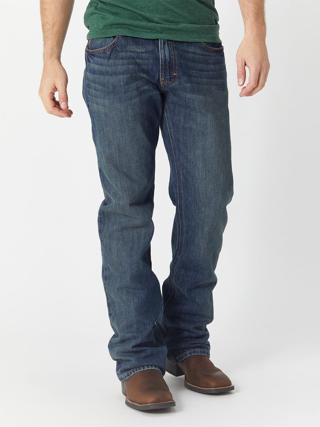 dark boot cut mens jeans