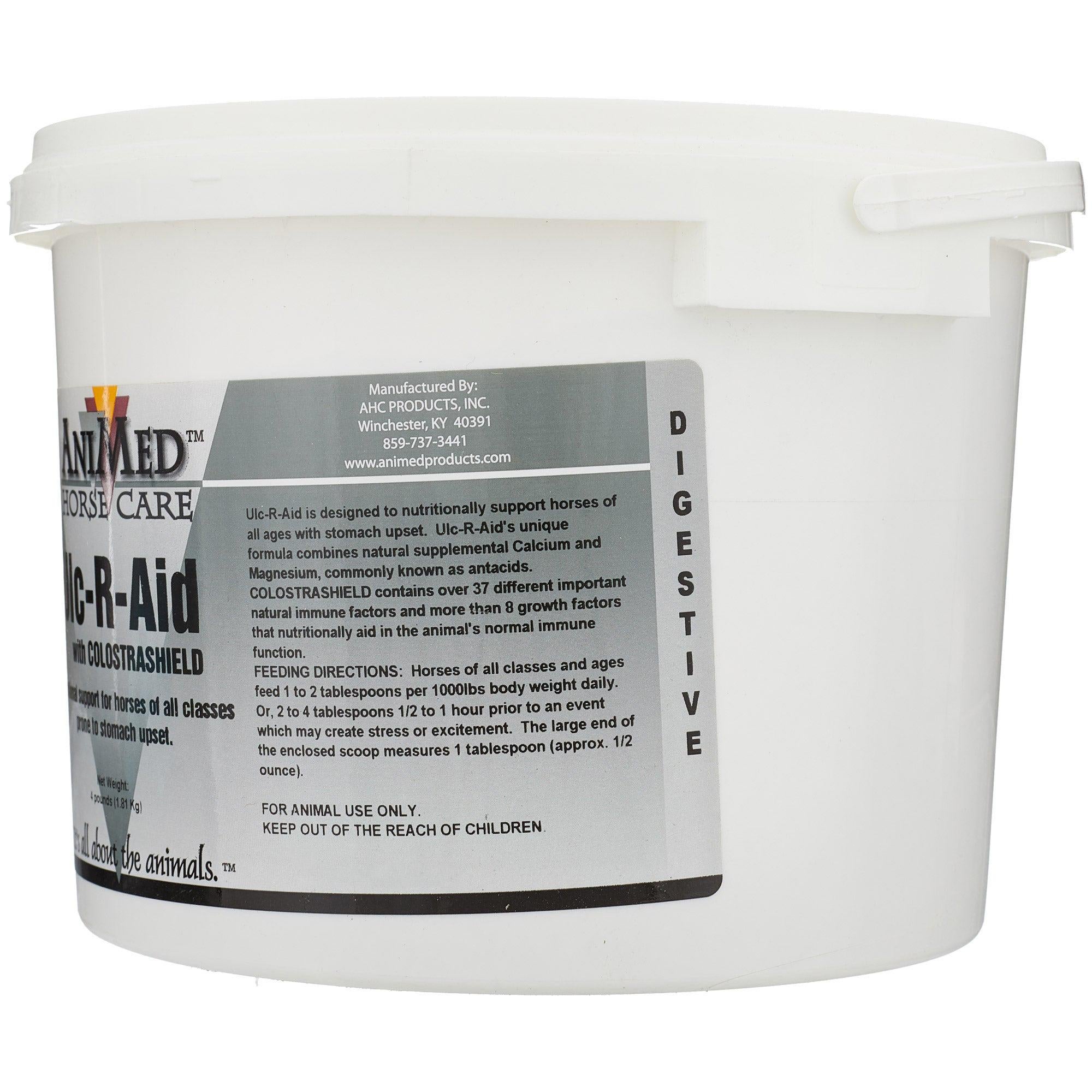 AniMed UlcRAid Gastric Ulcer Horse Supplement 4lbs Riding Warehouse