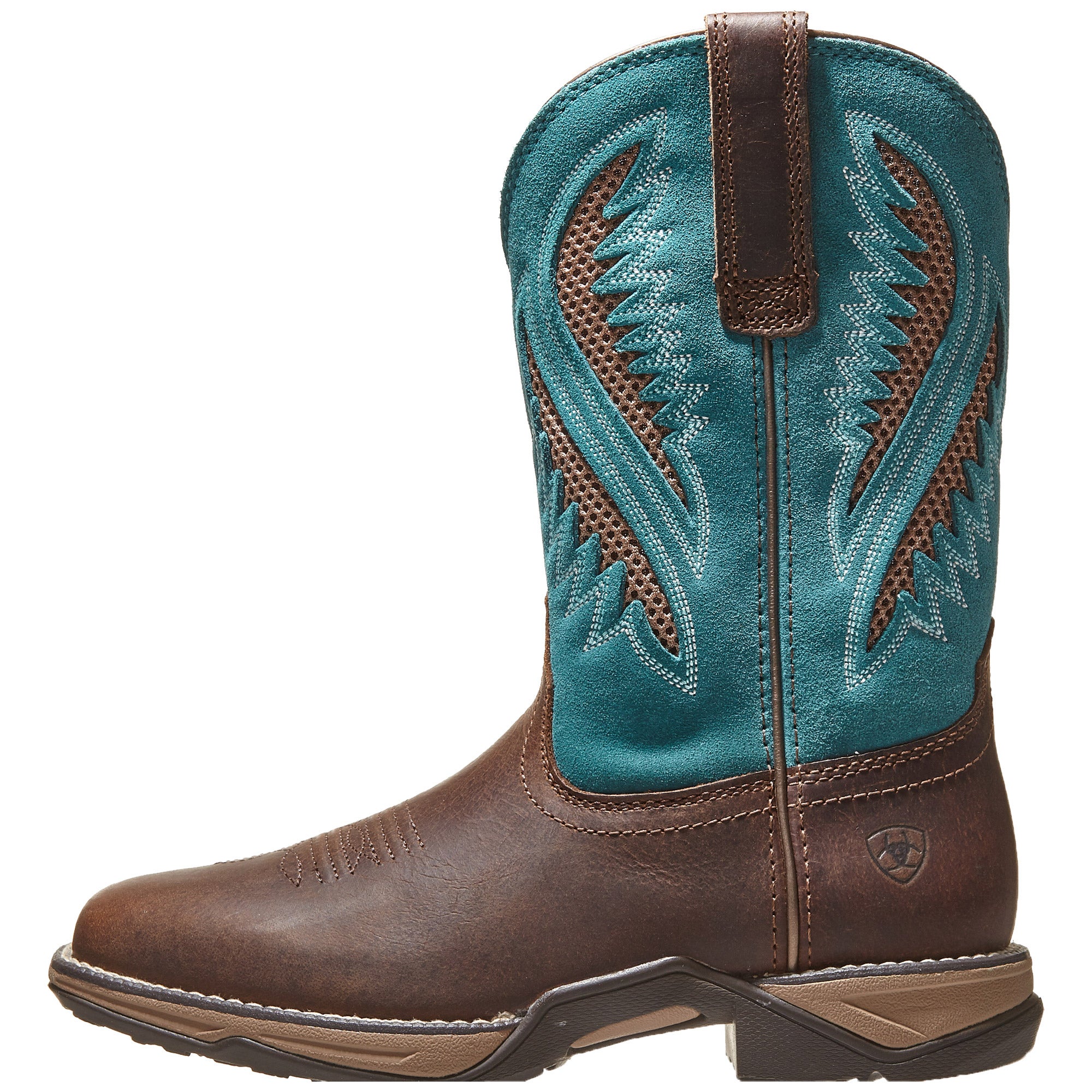 Ariat Women's Anthem Venttek Cowboy Boots-Turquoise - Riding Warehouse