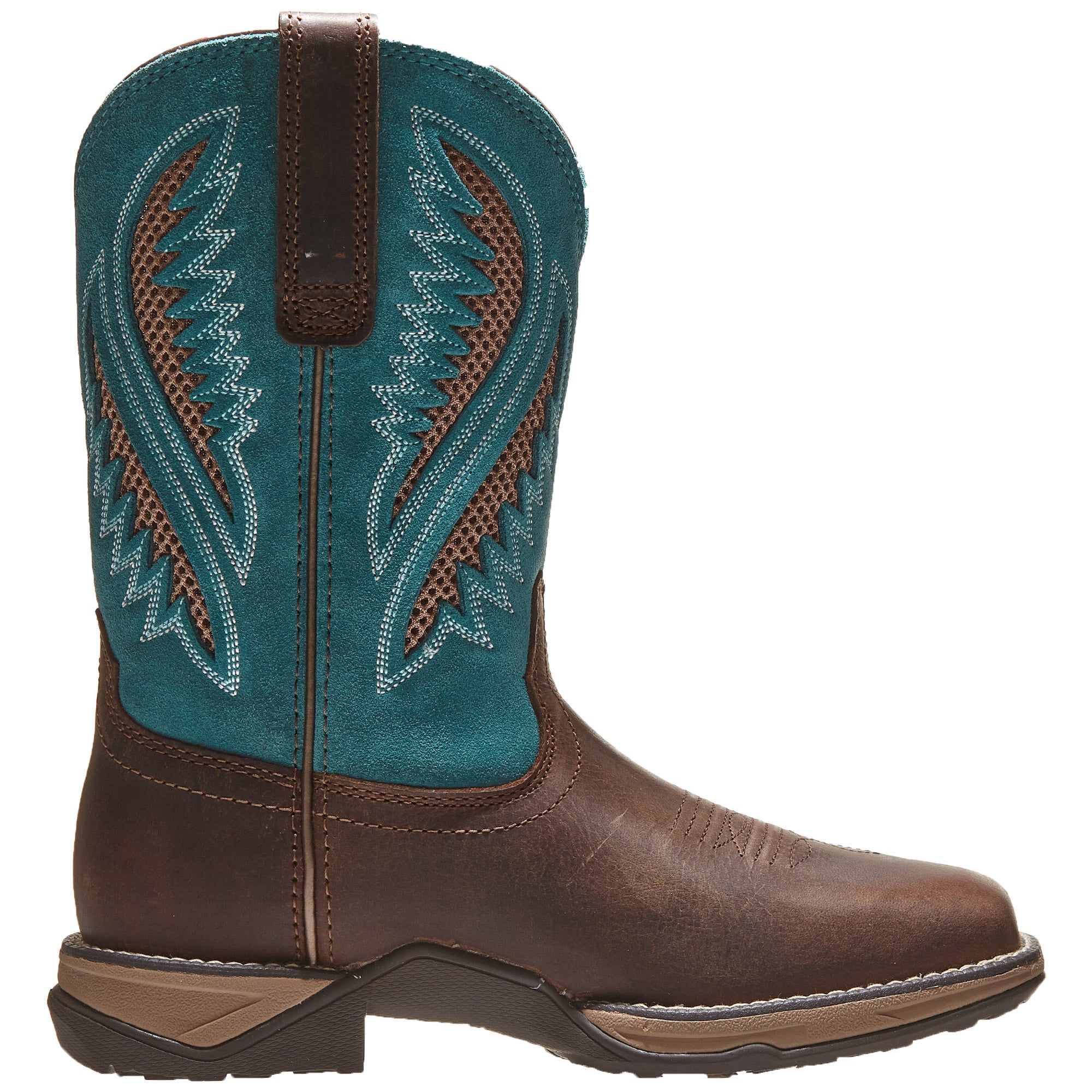 Ariat Women's Anthem Venttek Cowboy Boots-Turquoise - Riding Warehouse