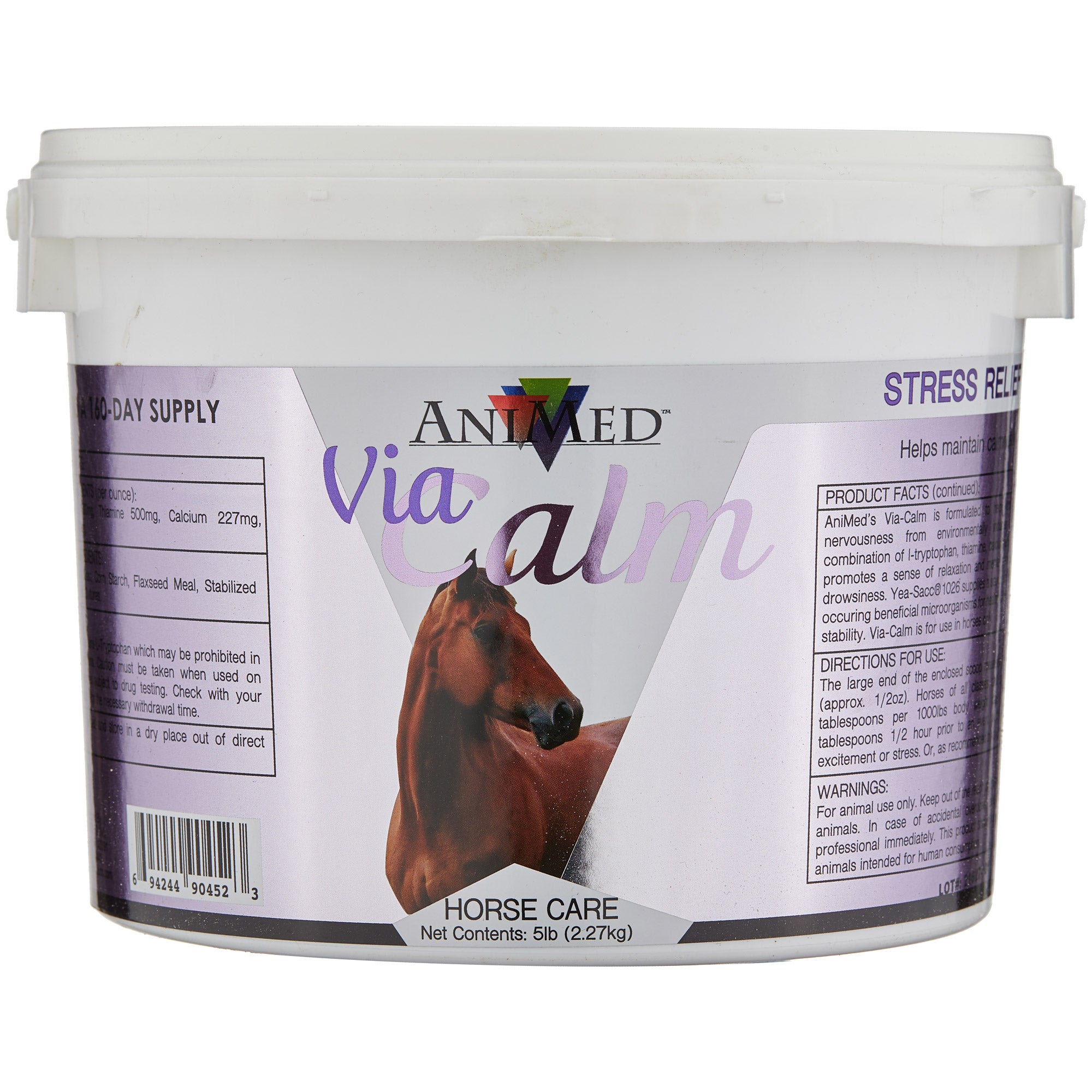 AniMed ViaCalm Calming Horse Supplement 5 lbs Riding Warehouse