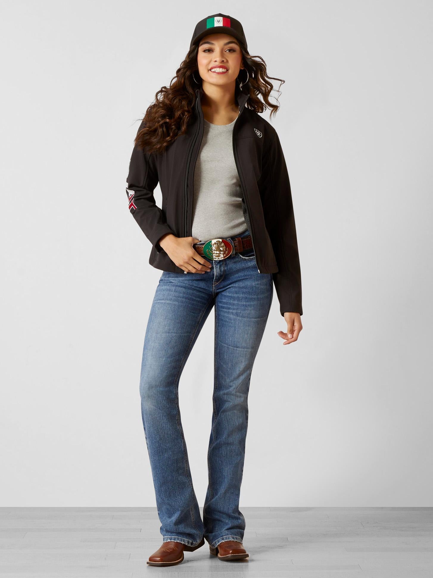 Ariat Women's Team Softshell Mexico Jacket Riding Warehouse