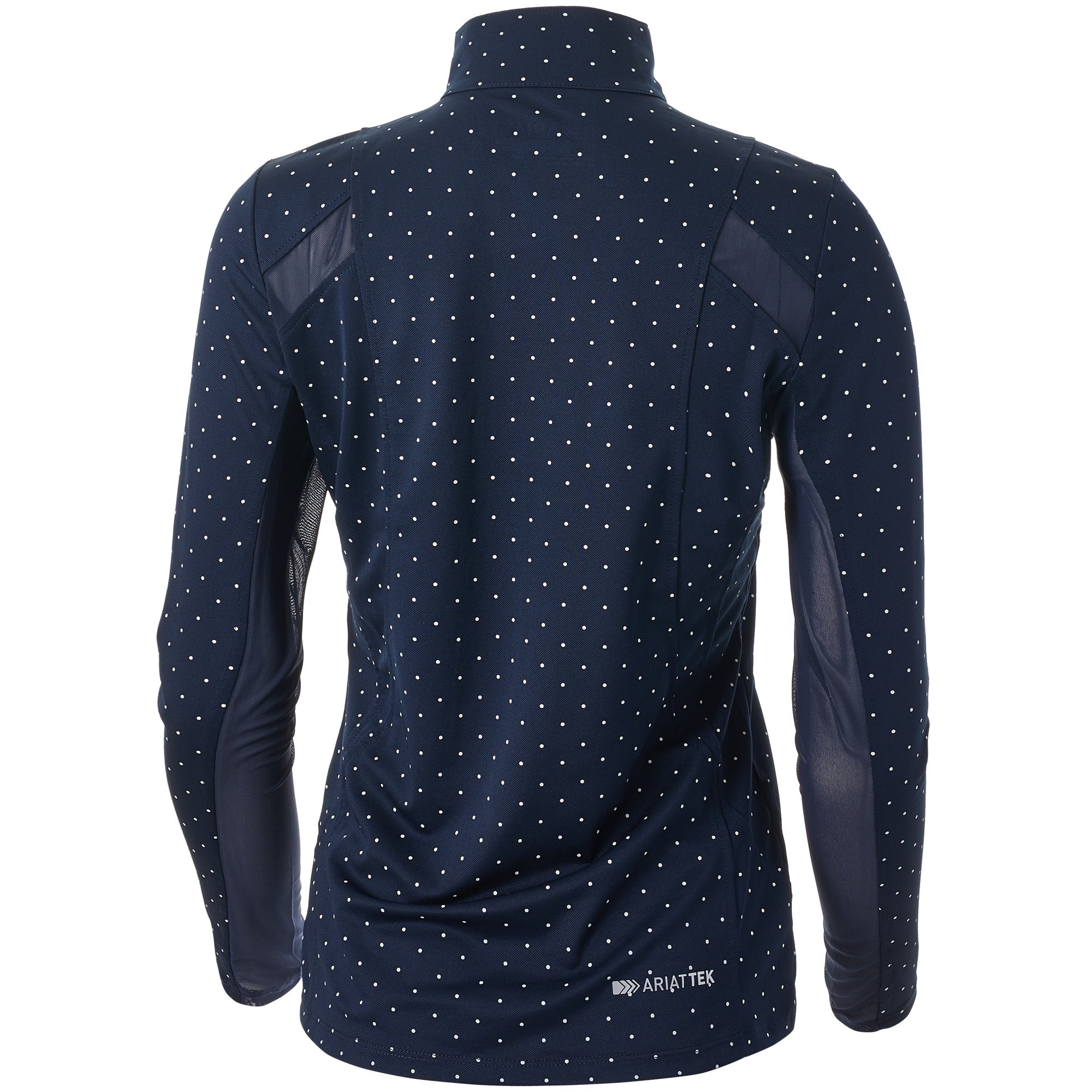 Ariat Women's Navy Dot Sunstopper Cooling Top/Shirt