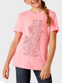 Ariat Kids Youth Boot Sketch Short Sleeve Tee Shirt