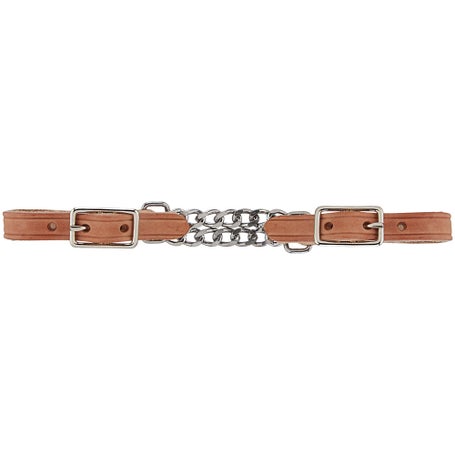 Berlin Custom Harness Leather Double Chain Curb Strap