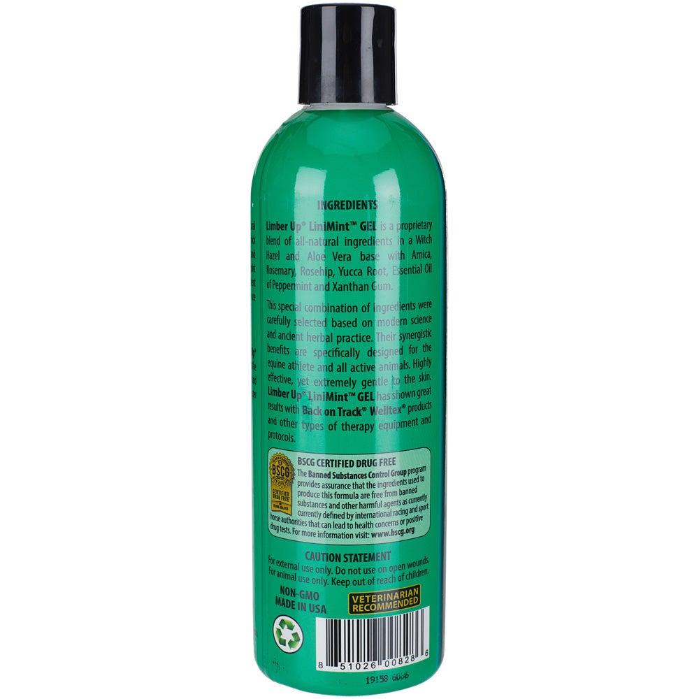 Back on Track All Natural Limber Up Liniment Gel Riding Warehouse