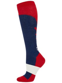 C4 Socks Navy & Red 