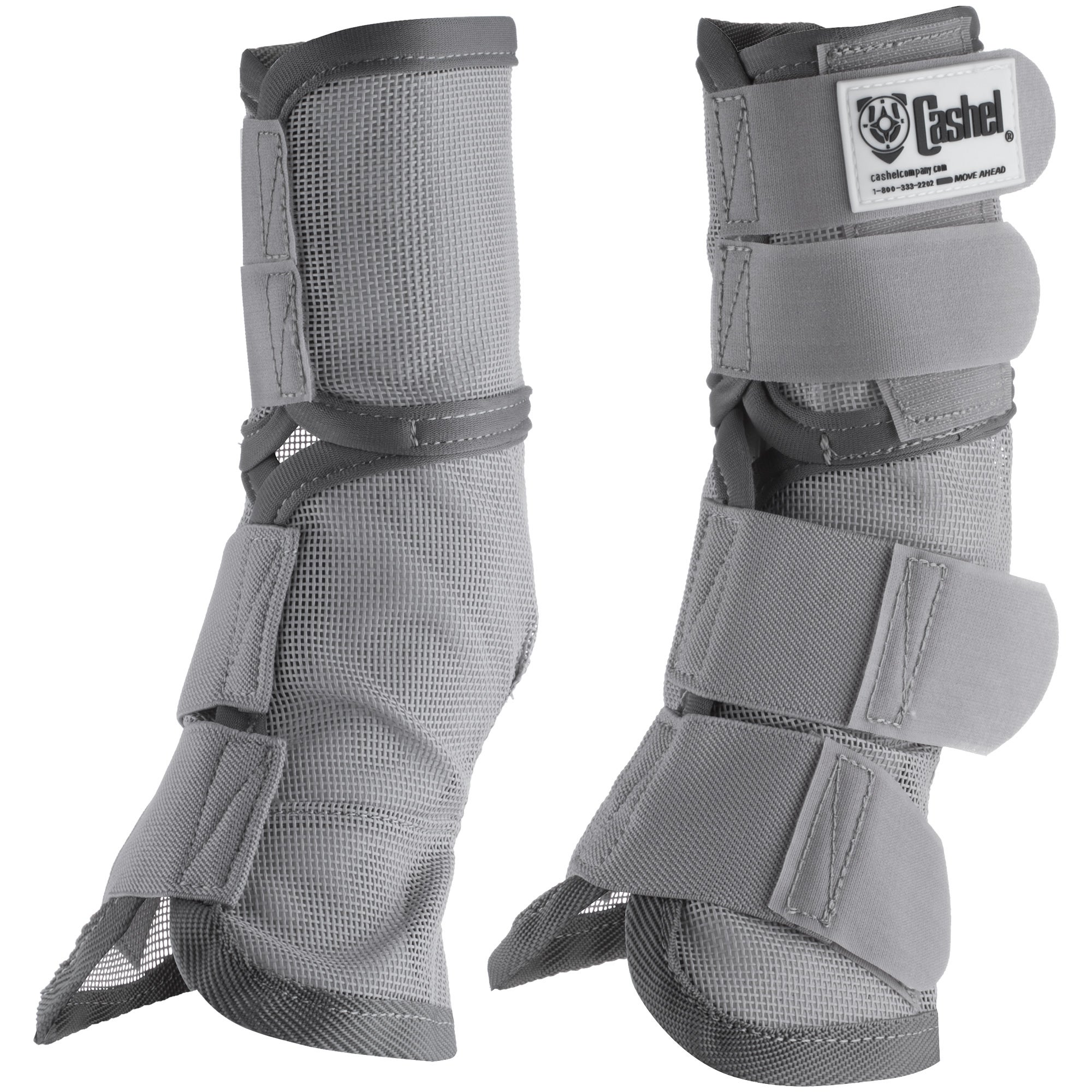 Cashel Fly Prevention Small Pony Horse Leg Guard Cool Mesh Boots Grey U-G3SP 