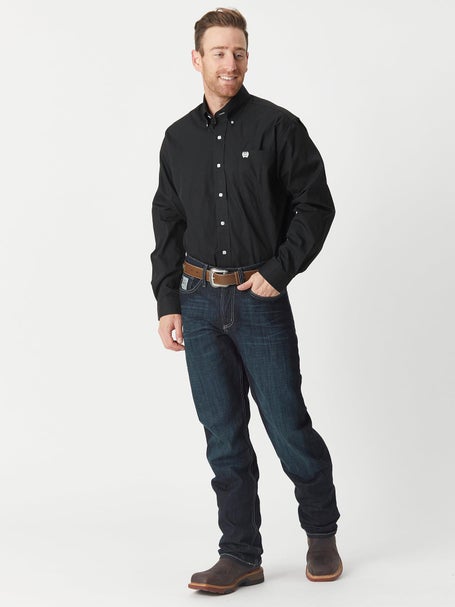 Cinch Men's Classic Long Sleeve Western Shirt | Riding Warehouse Cinch Men's Classic Long Sleeve Western Shirt | Riding Warehouse