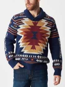 Cinch Men's Woven Cowl Neck Pullover Sweater
