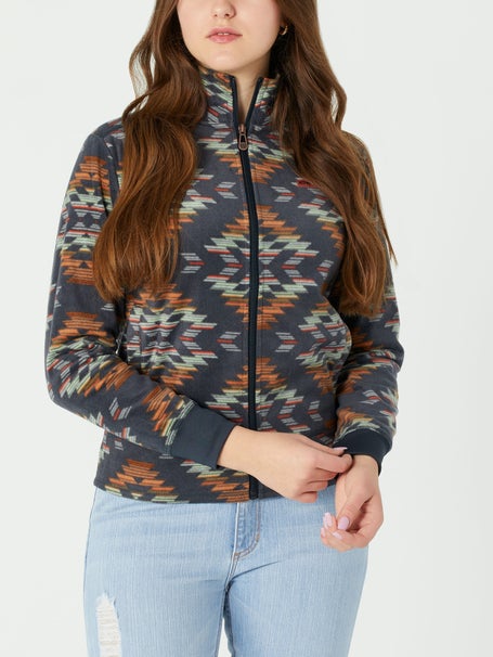 Cinch Womens Printed Fleece Full Zip Jacket