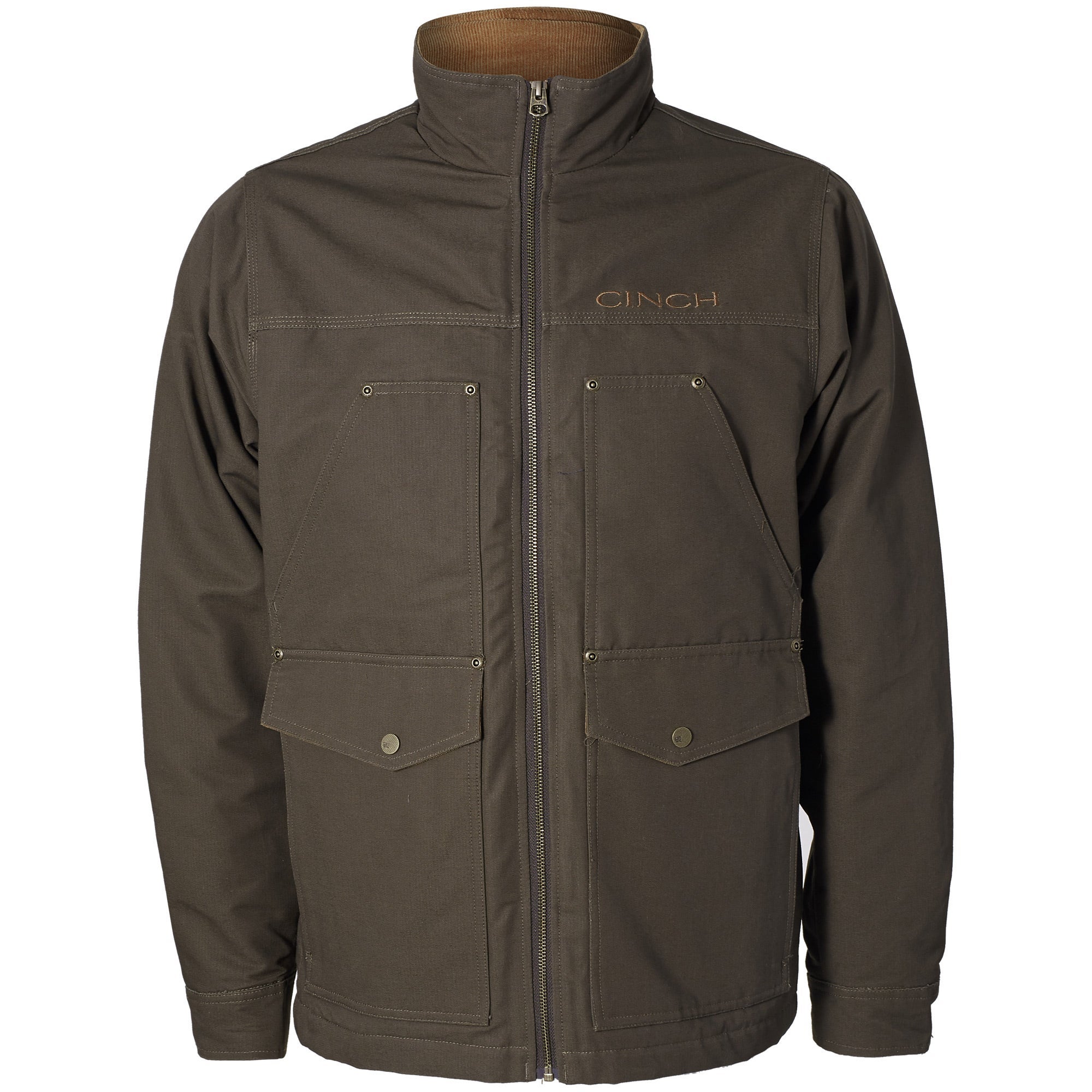 Cinch Men's Fleece Lined Canvas Jacket- Concealed Carry - Riding Warehouse