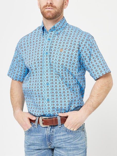 Cinch Mens Classic Cotton Short Sleeve Button Shirt