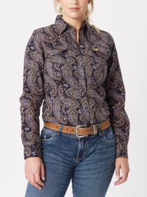 Cinch Women's Long Sleeve Snap Down Western Shirt Print
