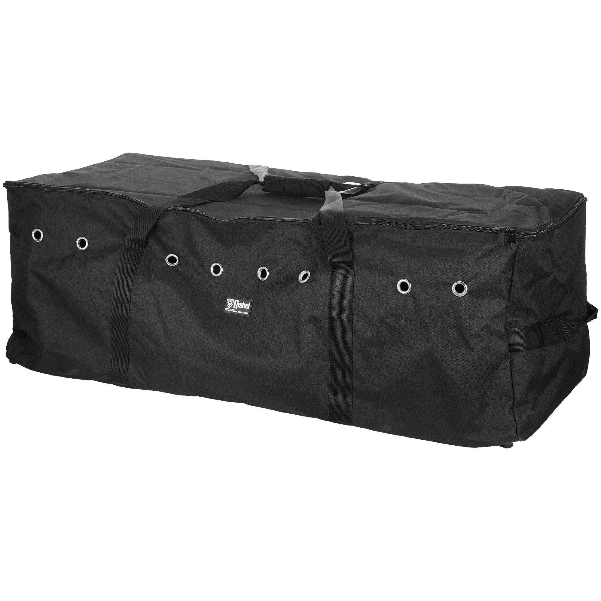 C--BLA Cashel Horse Hay Bale Water Resistant Bag Full Size With Pad Straps Black 
