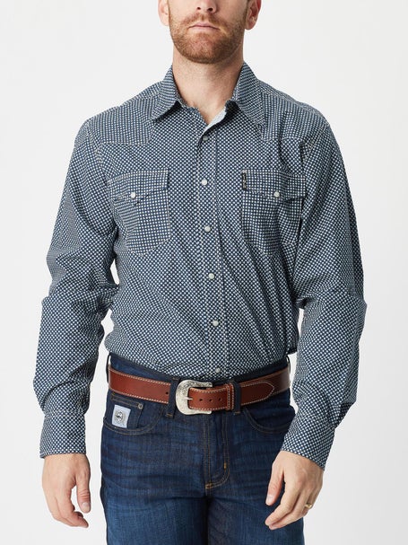 Cinch Mens Modern Fit Print Long Sleeve Western Shirt