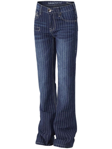 Cowgirl Tuff Girls Streamline Pinstripe Jeans