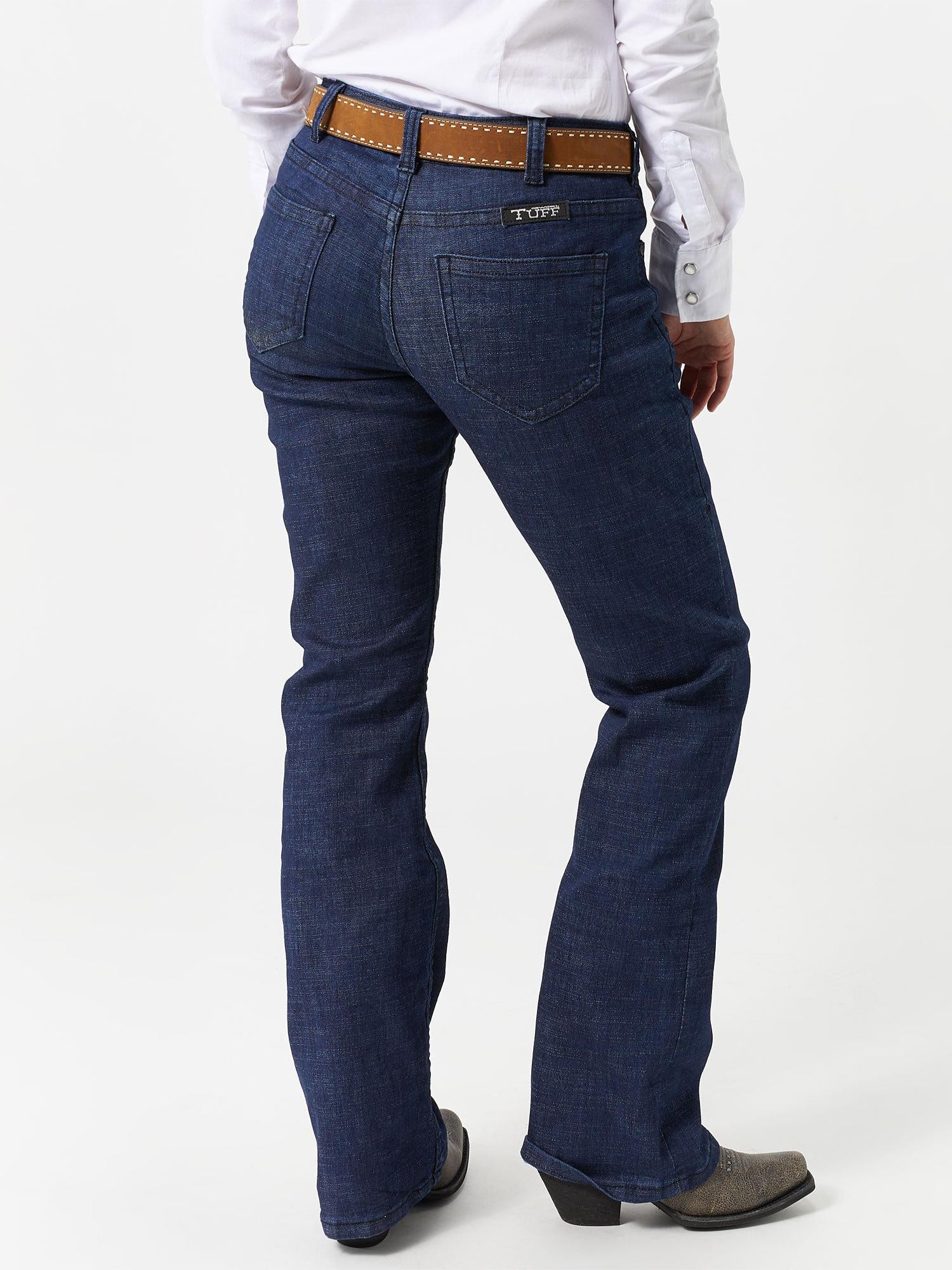 Cowgirl Just Tuff Women's Sport Jeans w/ Phone Pocket Riding Warehouse