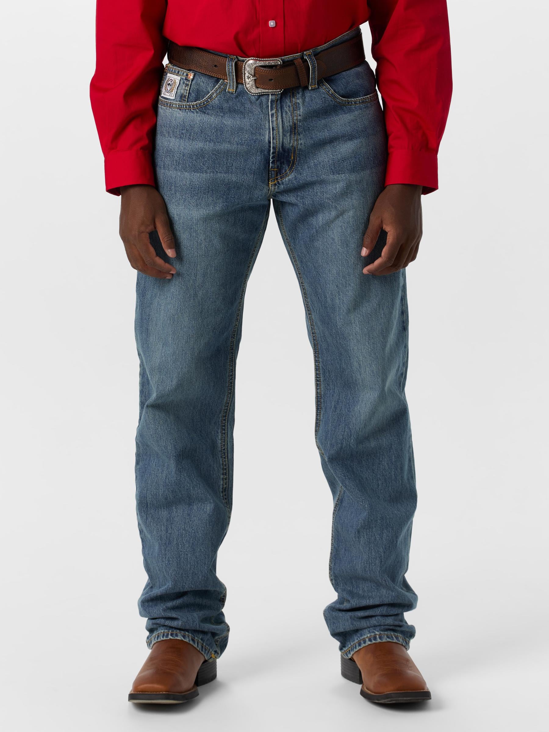 medium wash jeans