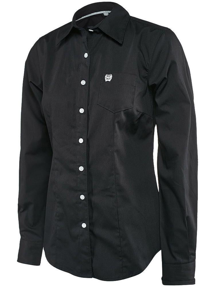 Cinch Women's Long Sleeve Western Shirt Solid Colors Riding Warehouse