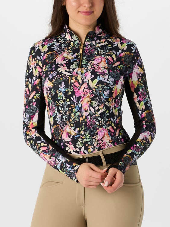 Yellow Riding Shirt Equestrian Long Sleeve Riding Sun Shirts - Riding Warehouse