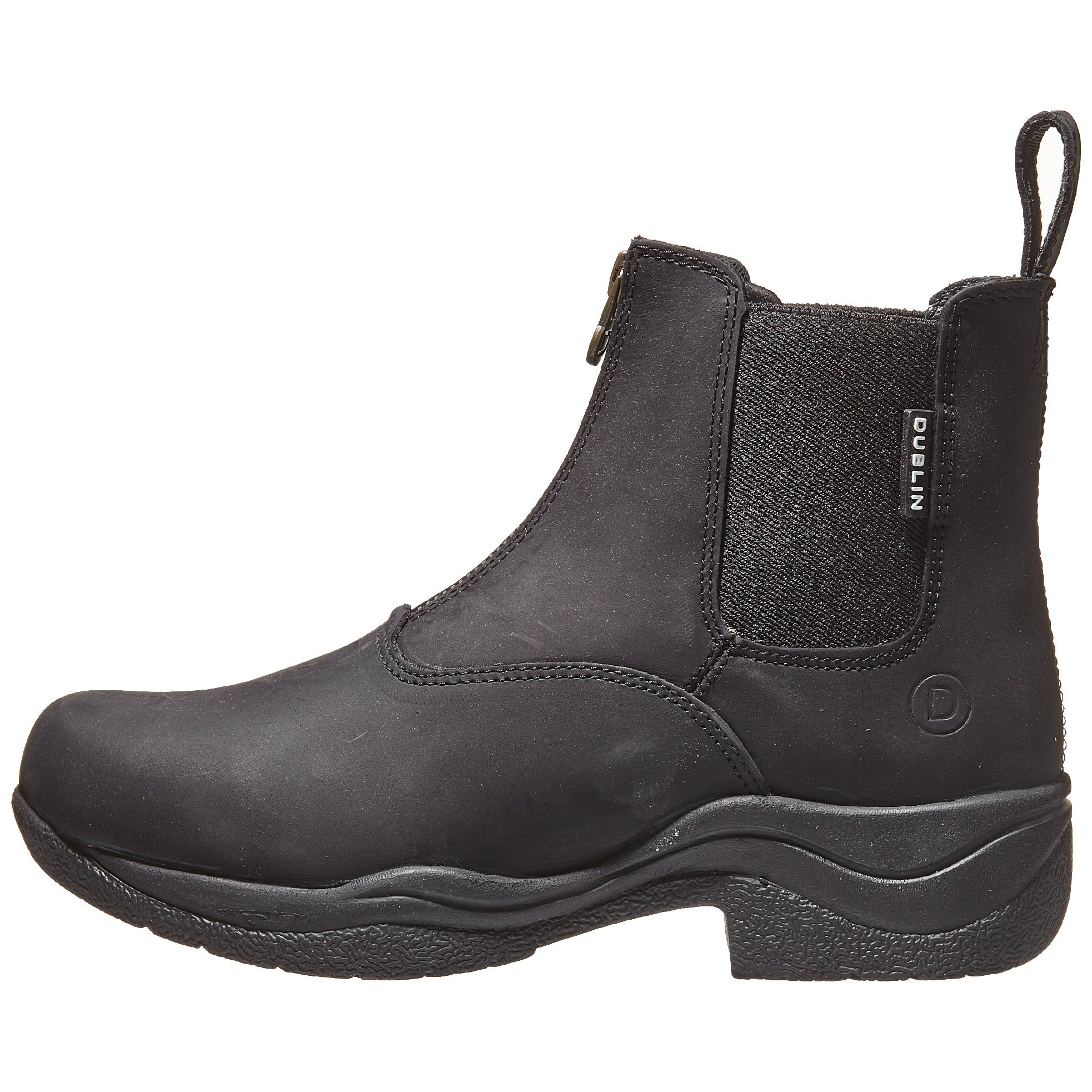 Dublin Venturer III Front Zip Riding Boots Black Riding Warehouse