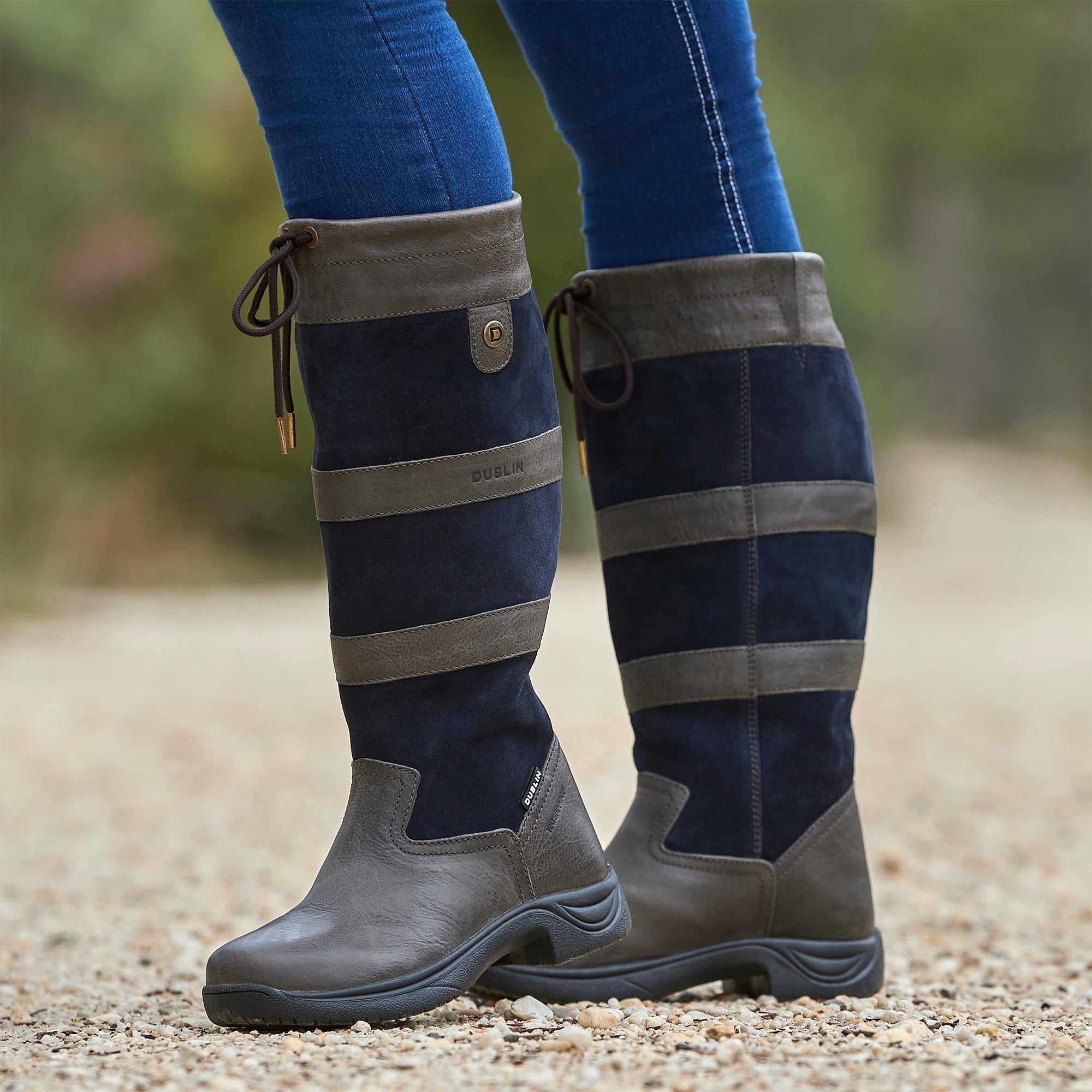 Dublin Ladies' River Tall Boots Waterproof Leather Rider Comfort System 