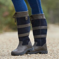 Dublin River III Women's Tall Boots - Charcoal/Navy