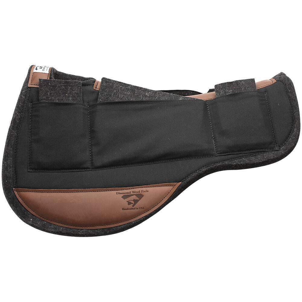 Diamond Wool Endurance Contoured Felt Saddle Pad - The Stagecoach West
