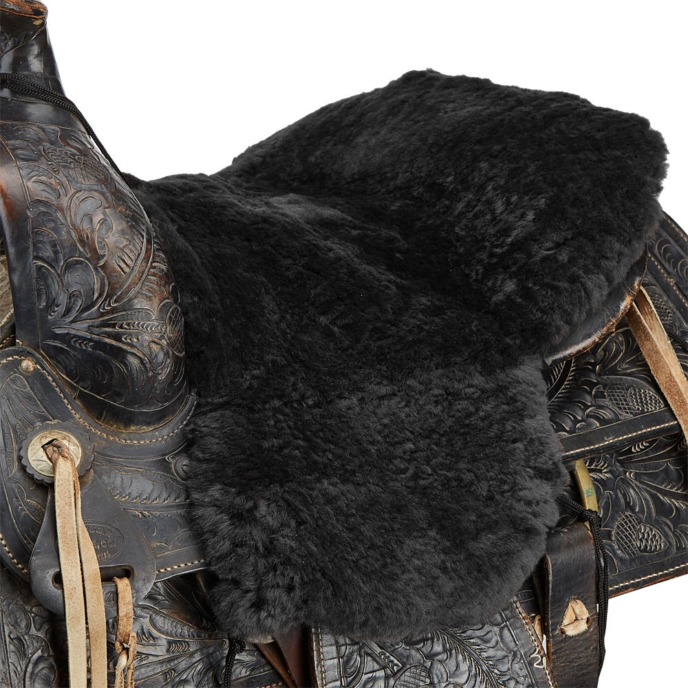 Golden Mall Genuine Merino Sheepskin Full Western Saddle Seat Save 