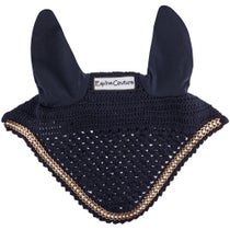 Equine Couture Fly Bonnet Ear Net Hood -Lurex Rope