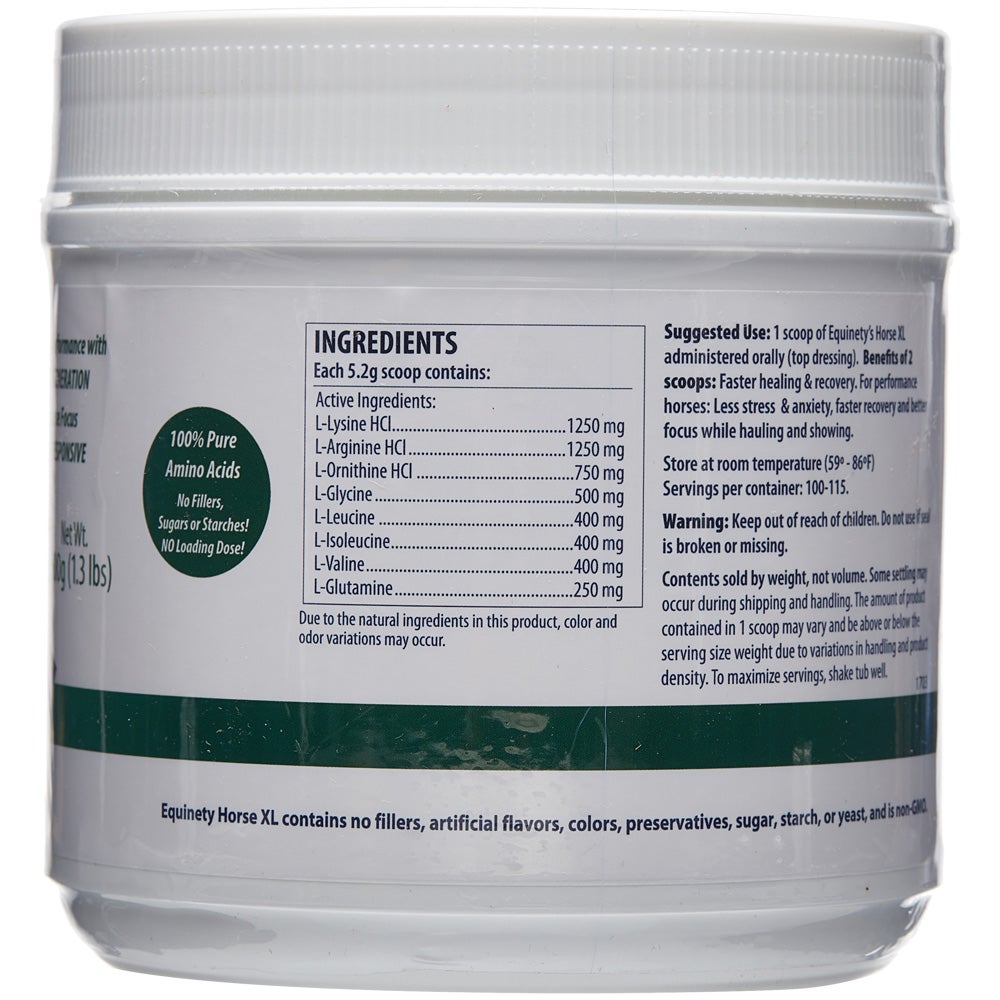 Horse XL Equine Supplement 100Day Supply Riding Warehouse