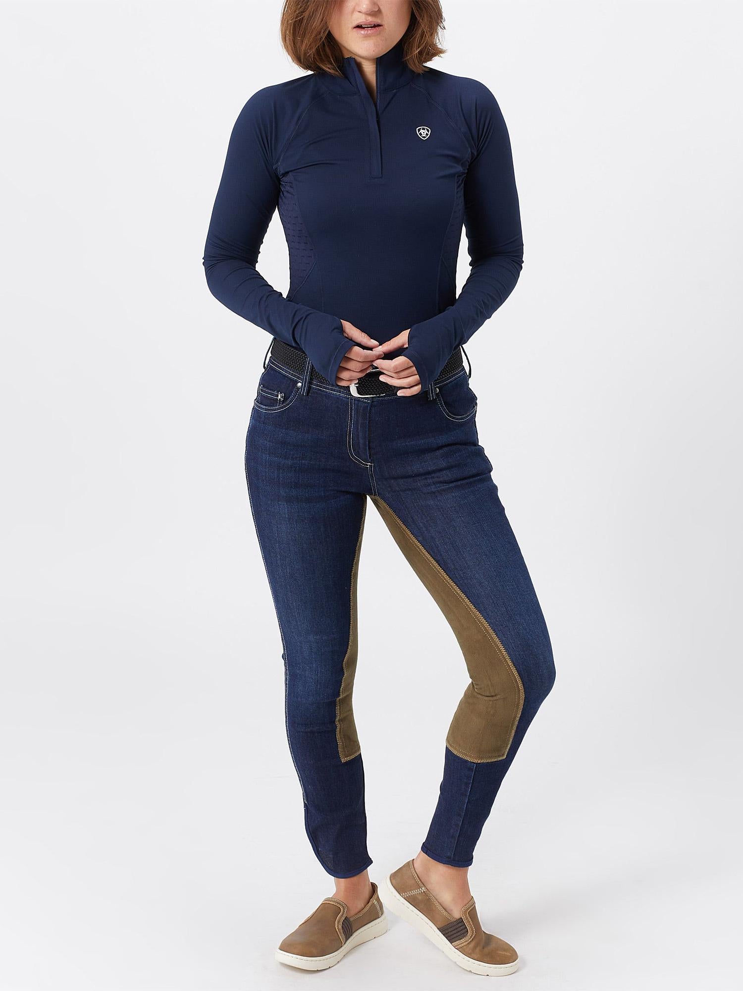 Goode Rider Equestrian Jean Denim Full Seat Breeches Riding Warehouse
