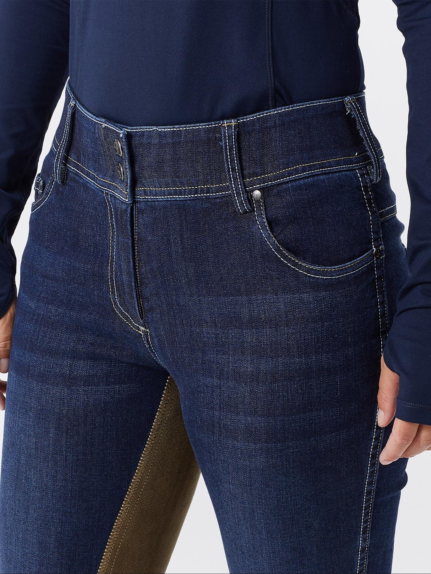 Goode Rider Equestrian Jean Denim Full Seat Breeches Riding Warehouse