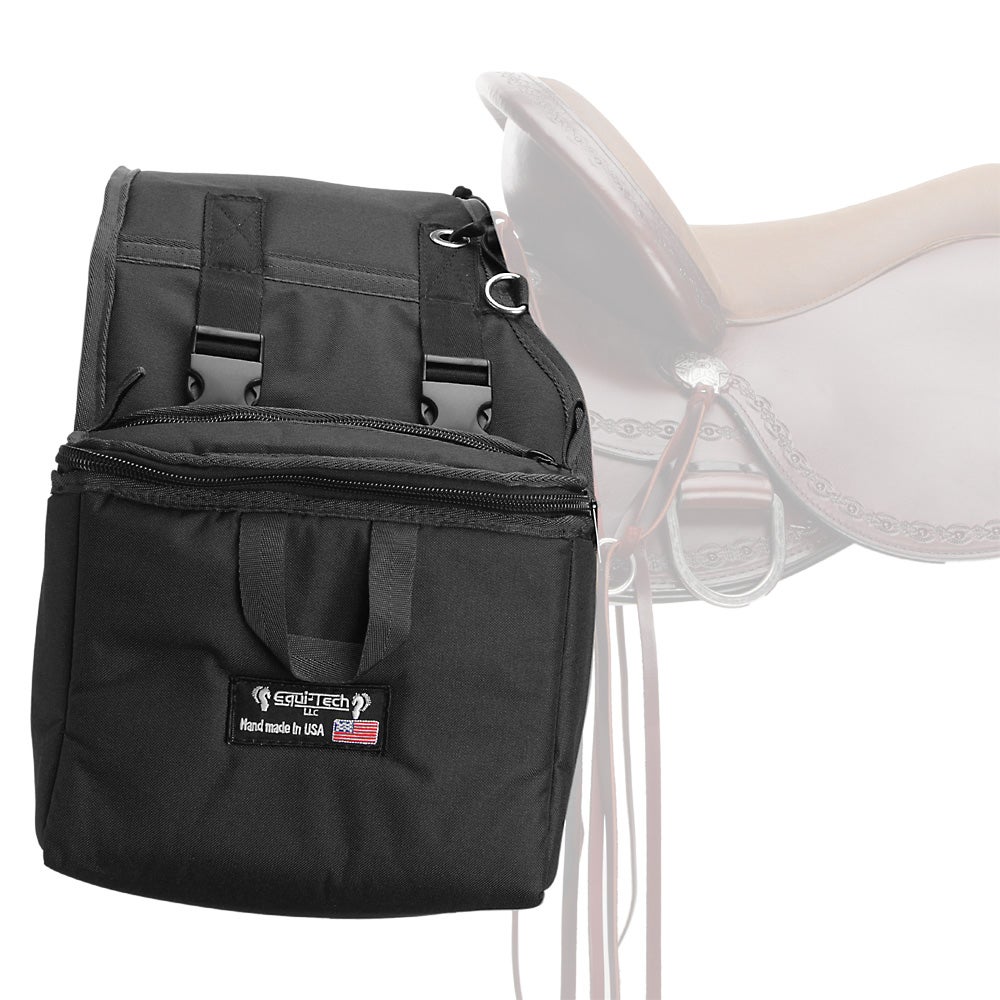 EquiTech Medium Detachable Insulated Cantle Saddlebag Riding Warehouse
