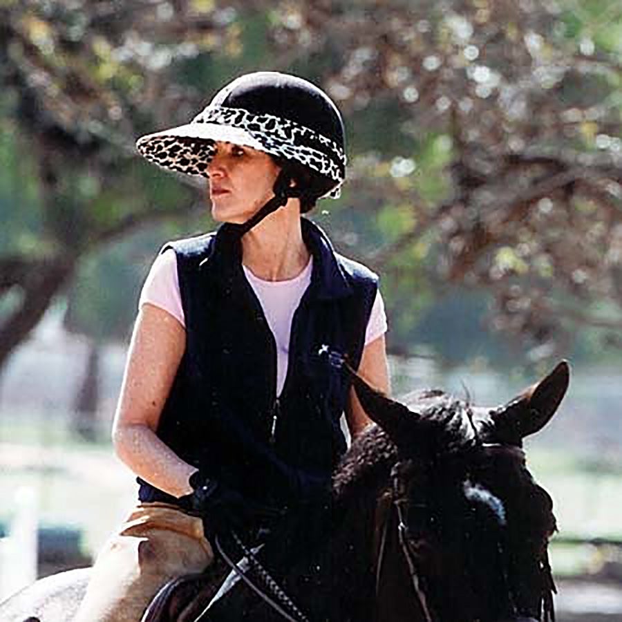 EquiVisor Cotton Riding Helmet Visor Riding Warehouse