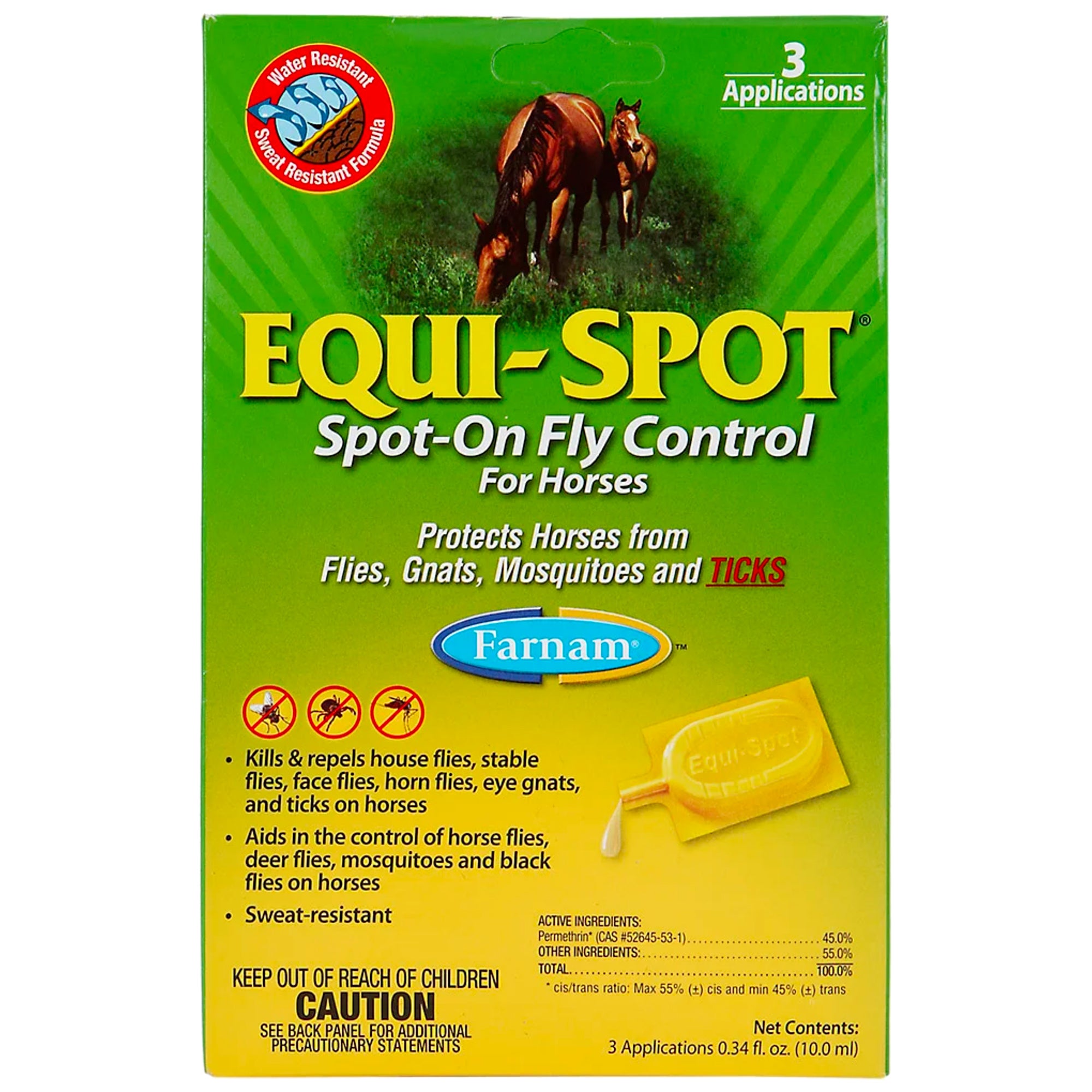 FARNAM Companies INC Equi Spot Spot-On Fly Control for Horses 12 Week Supply