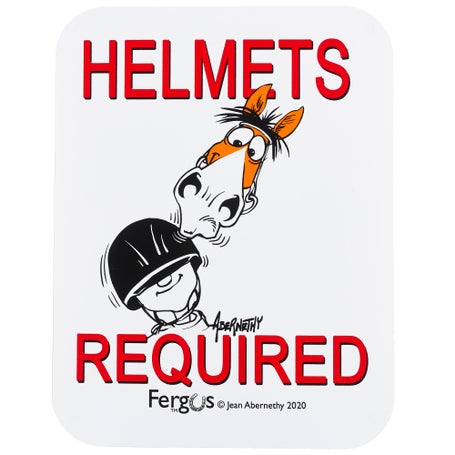 Fergus Helmets Required Sign