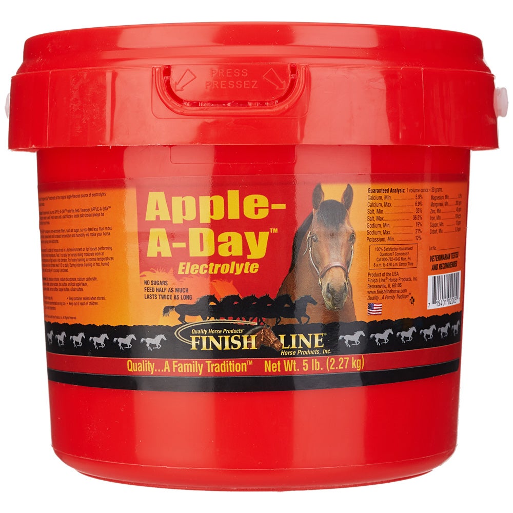 Finish Line Horse Apple-A-Day Sugar Free Electrolyte 5 ...