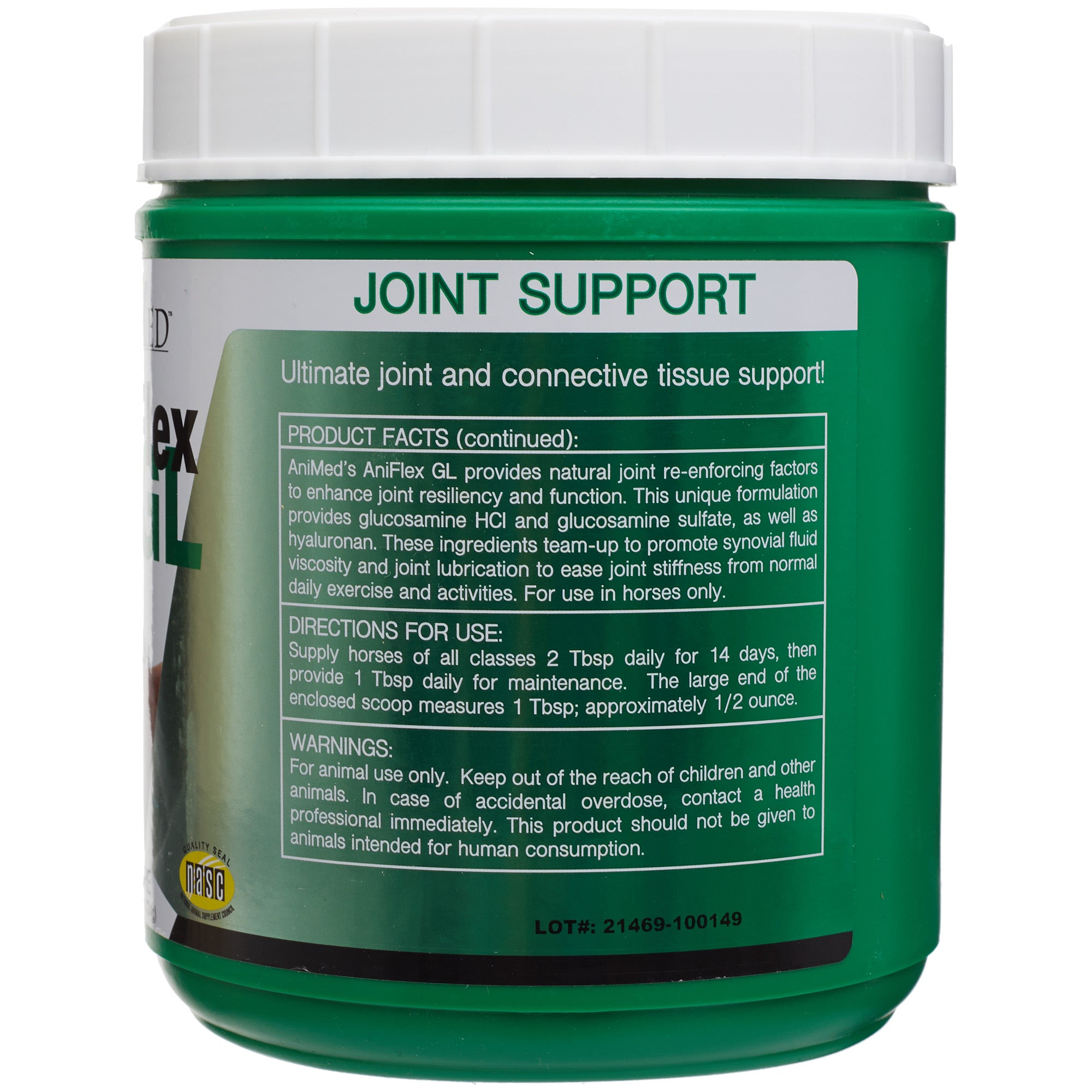 Animed AniFlex GL Joint Horse Supplement 2.5 lbs Riding