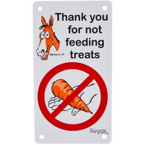 Fergus"Do Not Feed Treats" Sign