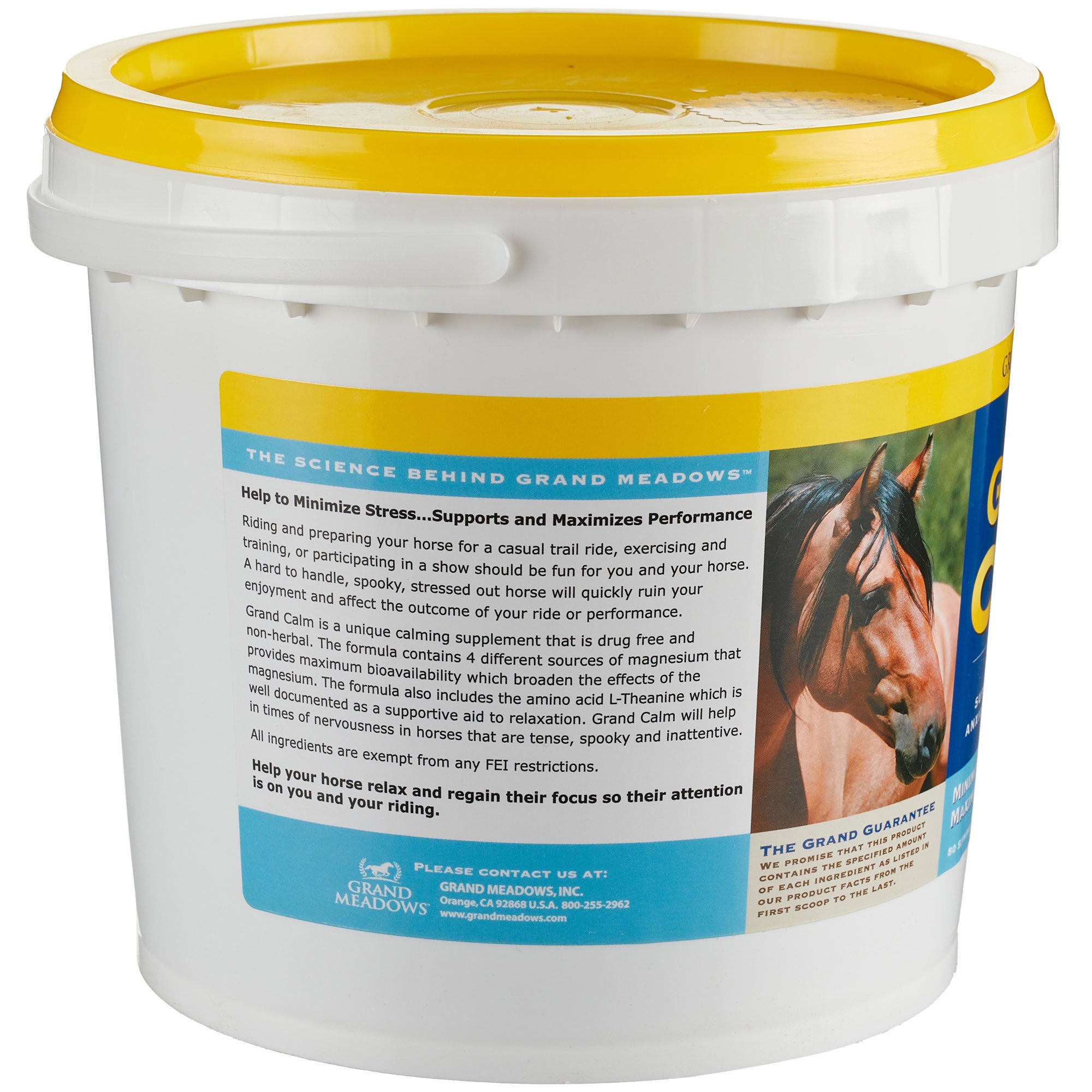 Grand Meadows Grand Calm Horse Supplement 5 Riding Warehouse